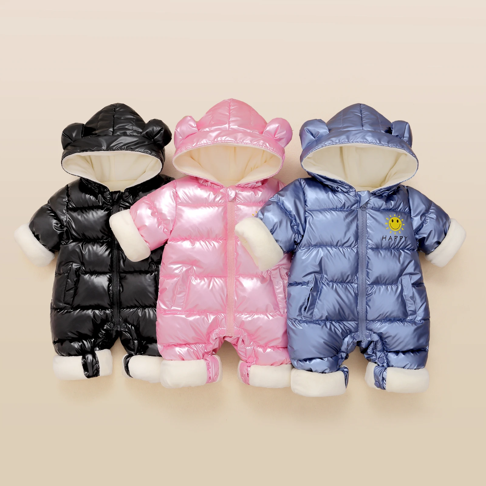 New born Winter kids Jacket waterproof Coat Plus Velvet for Baby Girl Boy baby jacket baby coat children jacket