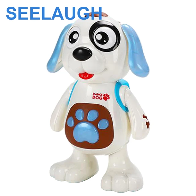 Electronic Toys Animal Funny Dog Musical Singing Walking Electric Toy Dog Pets Colored Lights Electronic Dancing Smart Pet Toy 2