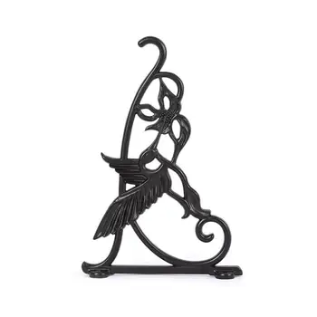 

Wall Hanging Flowerpot Bracket Iron Flower Stand Balcony Home Decoration Iron Plants Pots Hooks European Style For Garden