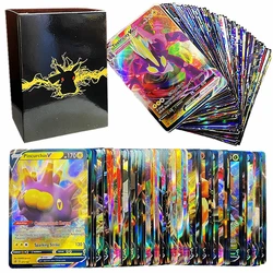 Carte Pokemon GX VMAX MEGA, 60 à 300 pièces, carte holographique brillante, Version française, Collection meilleure vente, jeu de combat pour enfants, jouets cadeaux 