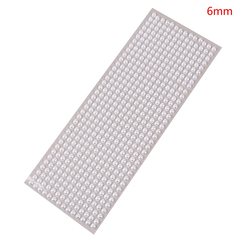 sewing supply near me Half Pearl Beads Self-adhesive Arcylic Flatback Sticker DIY Handmade Jewelry Accessories Scrapbook Stickers PC Decor 3/4/5/6MM Synthetic Leather