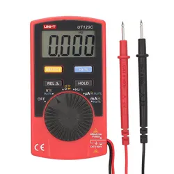 Mini multimètre numérique série 4000 comptes, plage automatique, condensateur de tension AC numérique, compteur électrique, testeur de Buzzer de continuité 