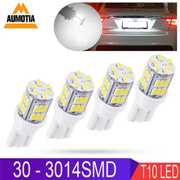 

4x T10 LED W5W Car light Bulb 30 LED Para Auto Interior Side light 3014 SMD DC12