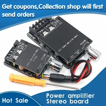 

MINI Bluetooth 5.0 Wireless Audio Digital Power amplifier Stereo board 50Wx2 Bluetooth Amp Amplificador ZK-502L