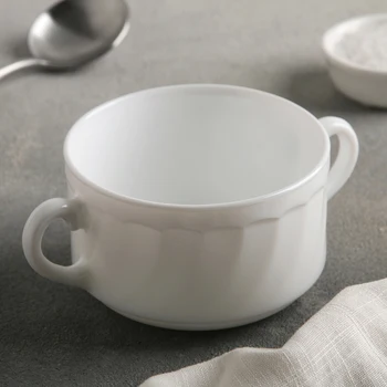 

Bouillon bowl "Trianon" 300 ml, white