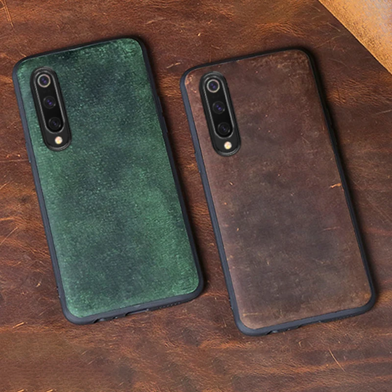 Чехол для Xiaomi mi 8 9 9se 9T A1 A2 A3 Lite из воловьей кожи для Max 3 mi x 2s 3 Red mi 6 7 7a Red mi Note 5 6 7 Pro Crazy Horse