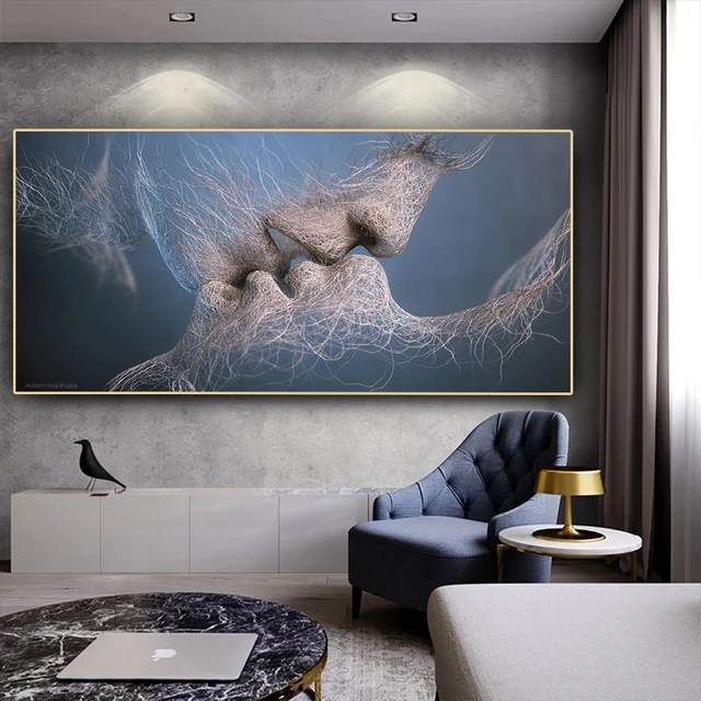 Árbol de la vida Pintura Lienzo Impresión de arte Póster de arte de pared  Impresiones abstractas nórdicas Cuadro de pared para sala de estar  Decoración para el hogar 60x120cm Sin marco 