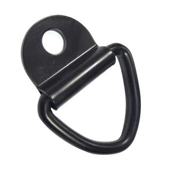 

4pcs Load Lashing Securing Rings Rustproof Tie Down D Shape Stainless Steel Triangle Hook Car Tool Truck Trailer Kayak Forged