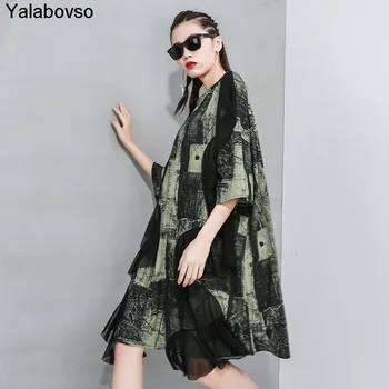 

2020 Summer O Neck Pullover Mesh T-shirt Thin Comfortable Clothes Irregular Fashion Free Size Tees And Tops Female