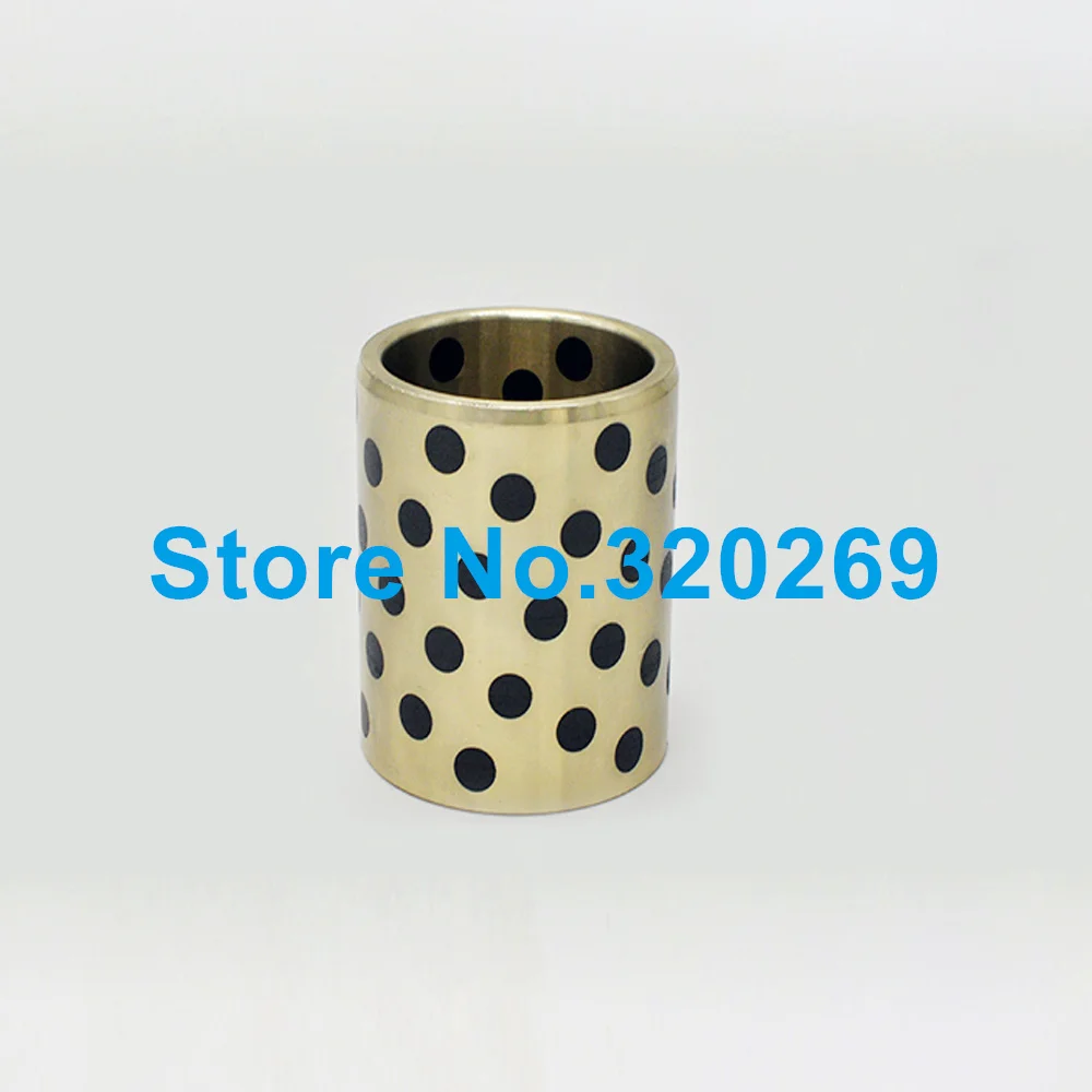1PCS JDB 흑연 구리 슬리브 소결 부싱 자기 윤활 베어링 ID12MM 12x18x40 12x18x45 12x18x50 12x18x55 12x18x60MM