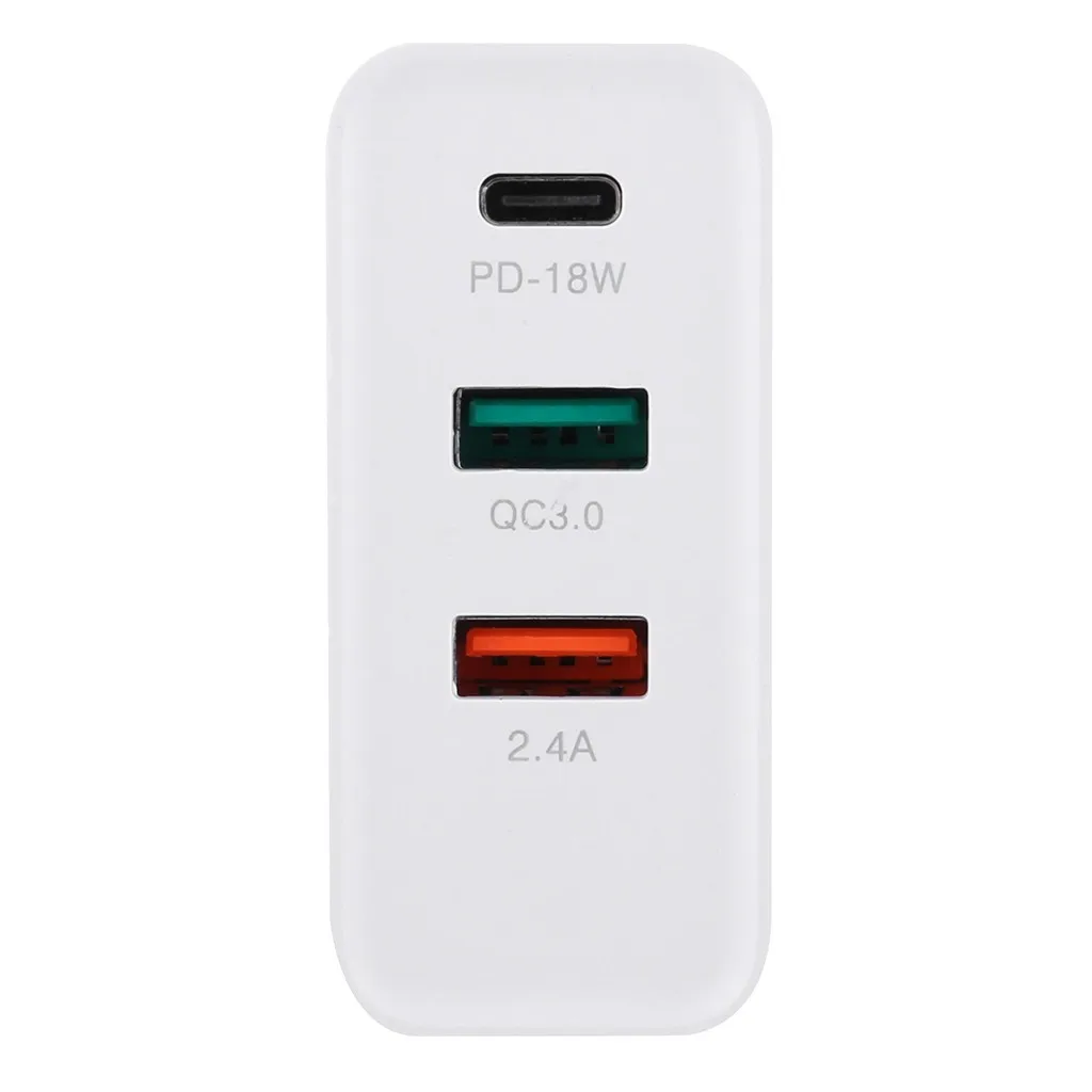 Ouhaobin 3 порта USB QC 3,0 18 Вт Быстрая зарядка usb-хаб настенное зарядное устройство адаптер питания США Разъем для iPhone 11/11 Pro