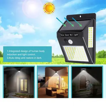 

1 Set Waterproof 8/12/16/20/48/100 LED Solar Power PIR Motion Sensor Garden Wall Light Outdoor Home Light Sale Free Shipping