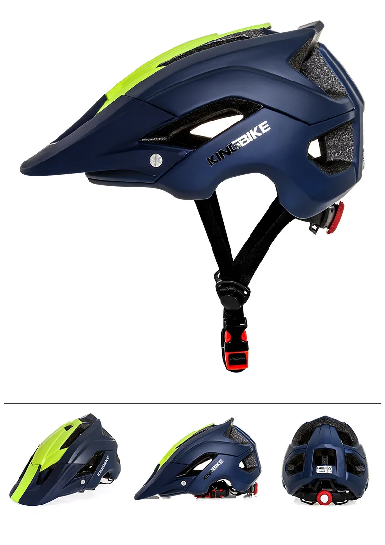 KINGBIKE casco mtb велосипедный шлем capacete ciclismo Спорт на открытом воздухе Сверхлегкий дорожный горный велосипед для езды на велосипеде Защитная крышка