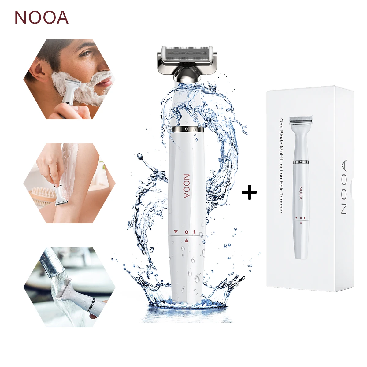 NOOA Electric Men Shaver Razor Blade body Hair Eyebrow bikini Trimmer for women Epilator Trimmer female shaving & hair removal efficient hair ball removal solution effective 3 blade usb lint remover hair ball removal for sweaters fabrics lint for clothes