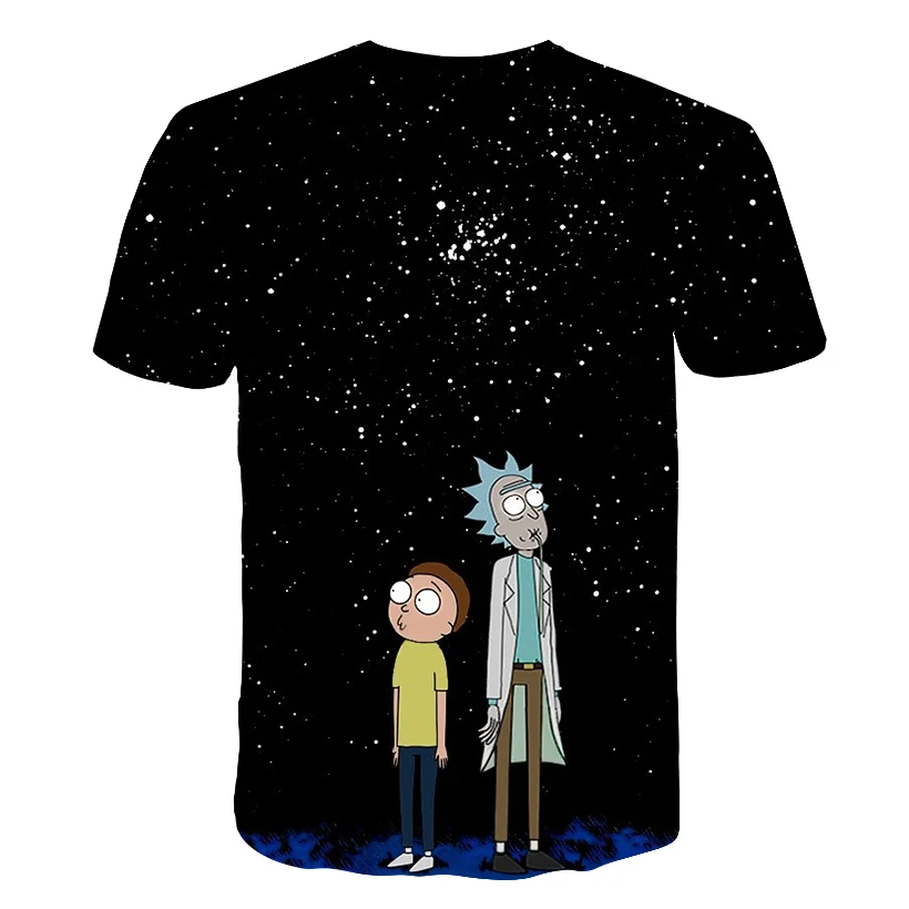 summer Fashion kids t-shirt Cartoon Rick and Morty 3d Print boys/girls tshirt Hip hop Tee shirts plus size t-shirt