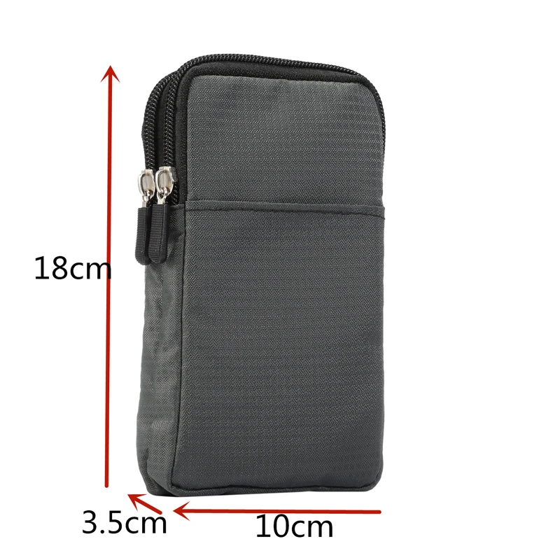 Universeel Voor Alle Hieronder 6,3-6,9 дюймов Mobiele Telefoons Pouch открытый 3 Zakken 2 ритсен кошелек Чехол Riemclip tas voor
