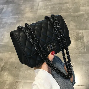 

fashion diamond chain shoulder messenger small square bag luxury handbags women bags designer sanrio alexa purses shoulder bag