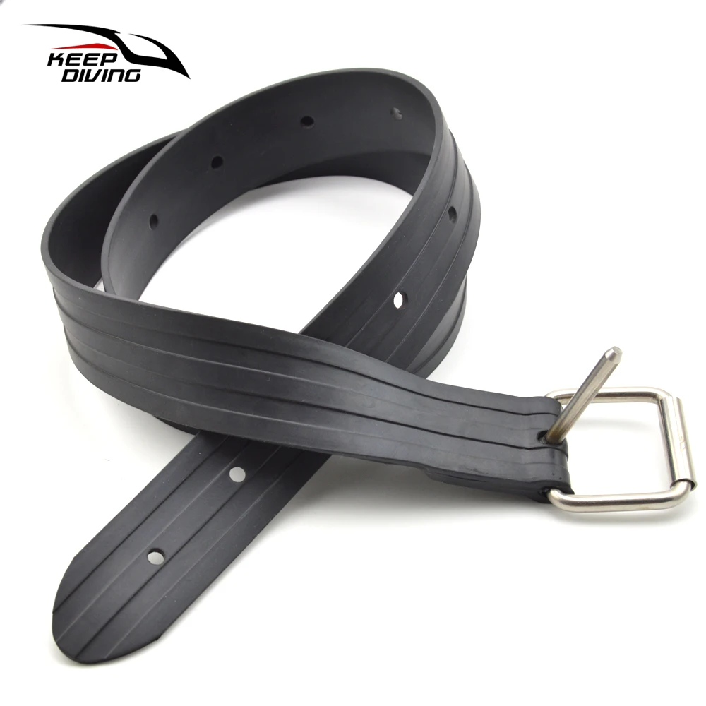 1.3M/1.5M/1.8M Freediving Diving Rubber Weight Belt With Stainless Steel RQuick Release Buckle BCD Accessories Diving Equipment