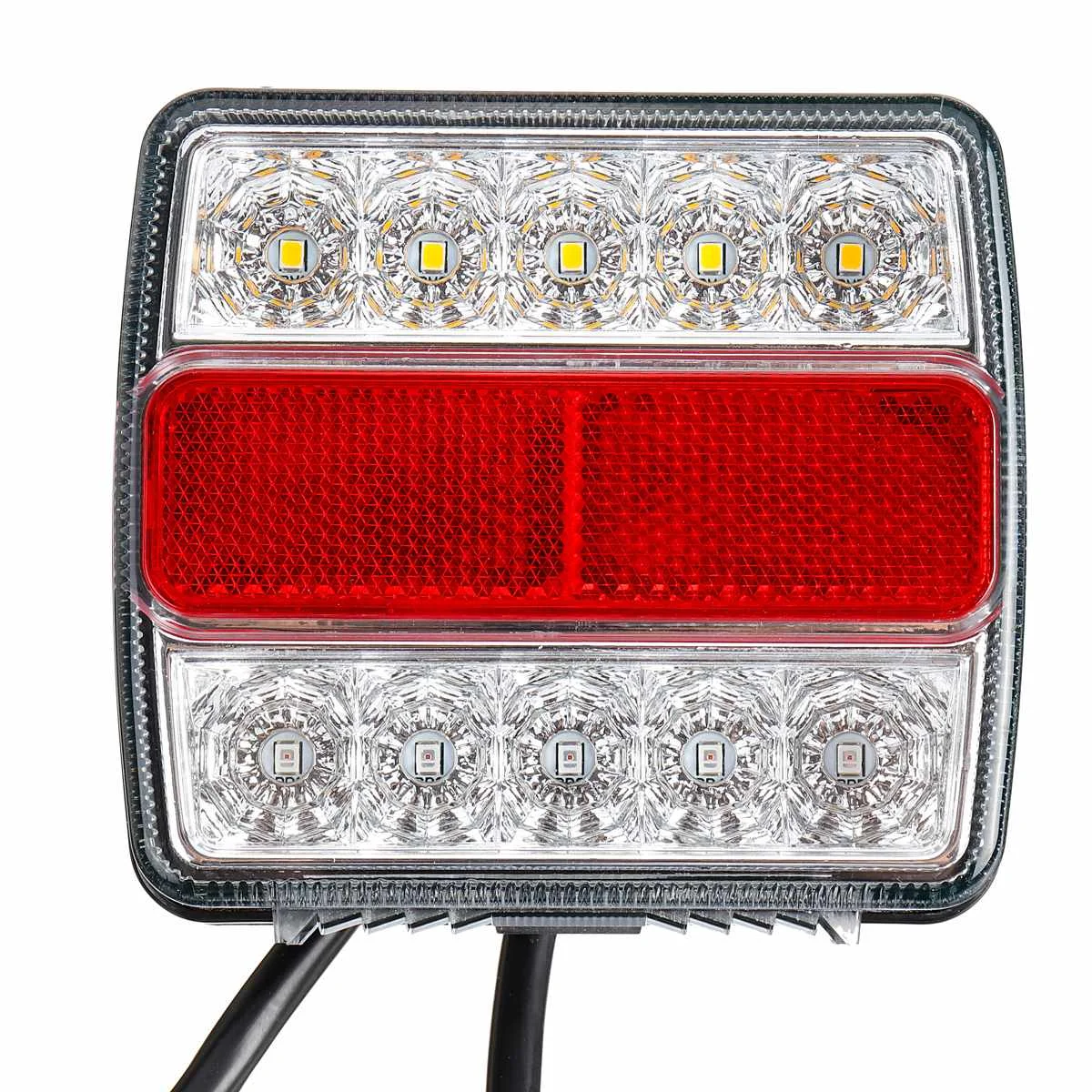 2X Универсальный 12 В 15LED задний Погружной Прицеп Задние фонари Комплект лодка маркер грузовик campers задние фонари караван ATV