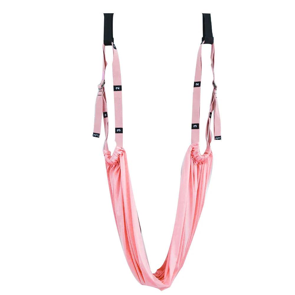 

200kg Load Aerial Yoga Set Decompression Hammock Stretch Belt Lower Waist Trainer Door Double Chuck Handstand Inverted Rope