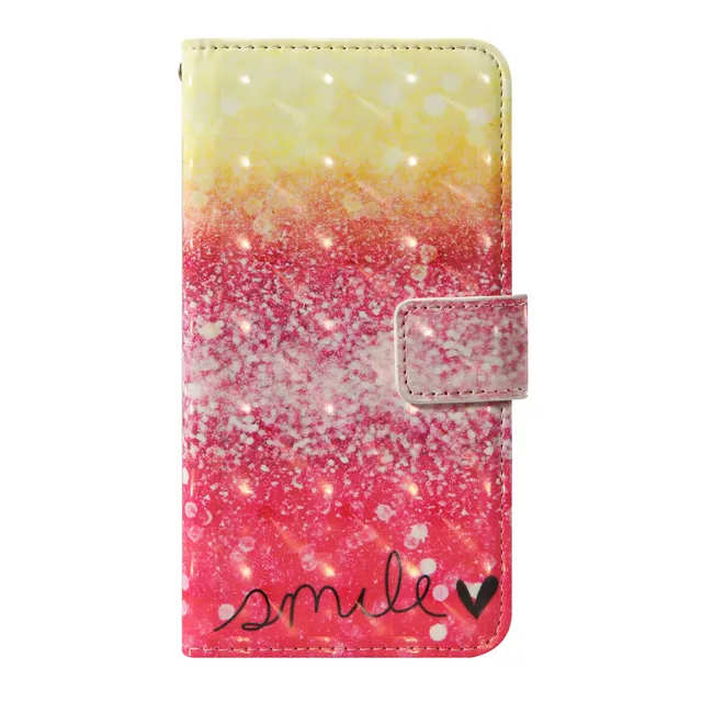 3D flip wallet Leather case For Nokia 2 3 5 6 7 8 2017 Lumia 520 530 630 635 730 735 830 930 1520 1320 Dual Sim X2 XL Phone Case Smile