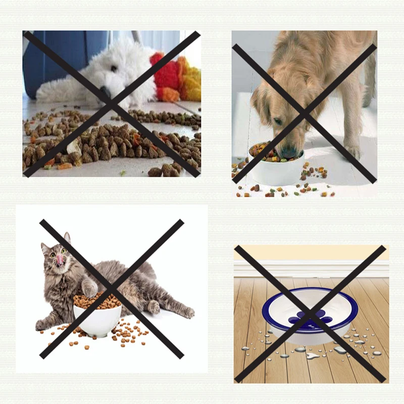 Hoomall 1 коврик для ПК для домашних животных Кормушка для кошек и собак чаша пвх сетка водонепроницаемый антипригарный коврик для животных одеяло котенок, щенок, домашнее животное аксессуары