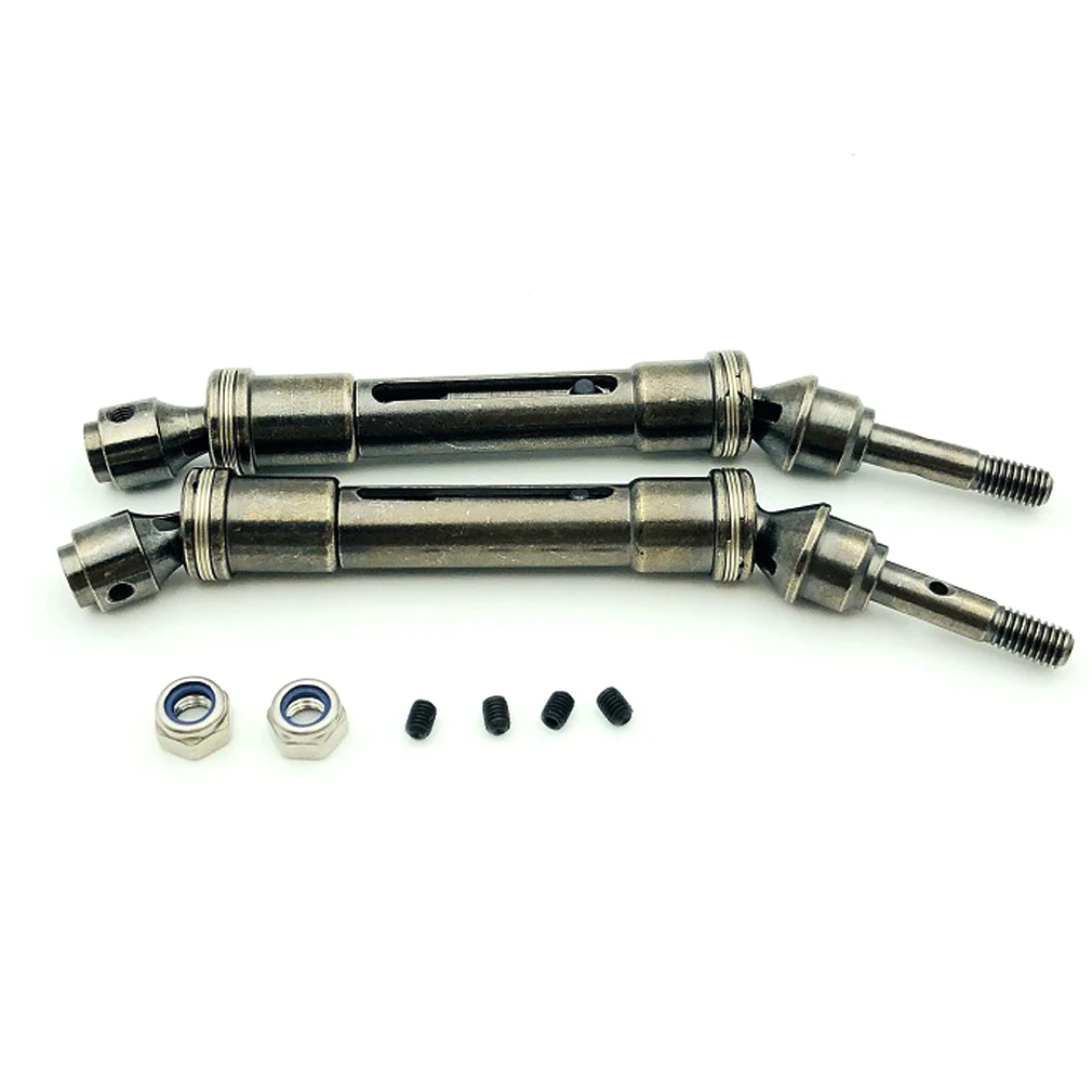 1 Pair Metal Front Drive Shaft Replacement For Traxxas Slash 4X4