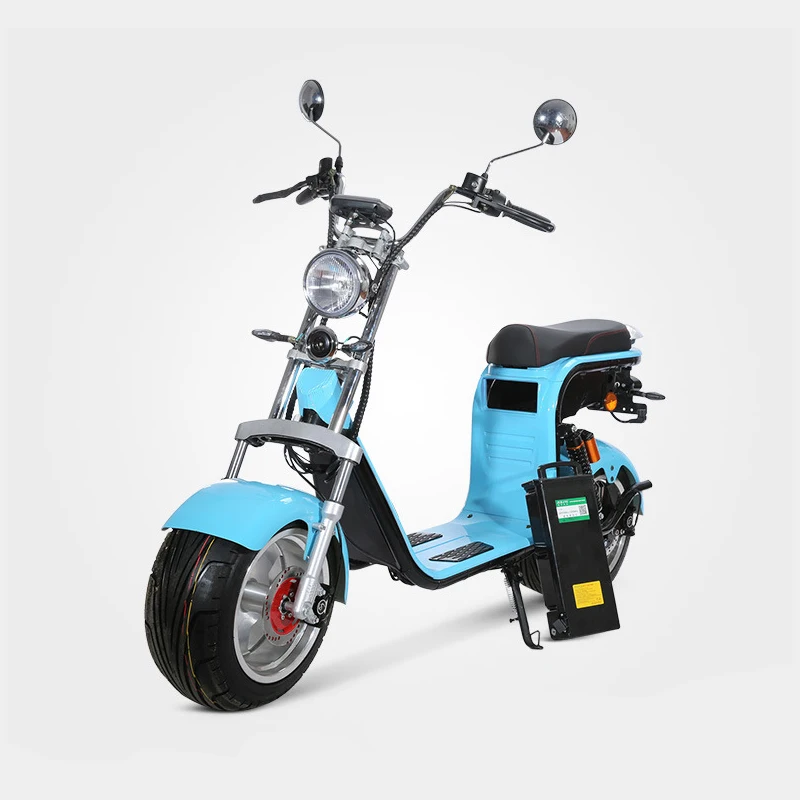 

2019 new style 18 inch wide tire Aluminum alloy wheel hub lithium battery urban electric motorcycle road harely citycoco