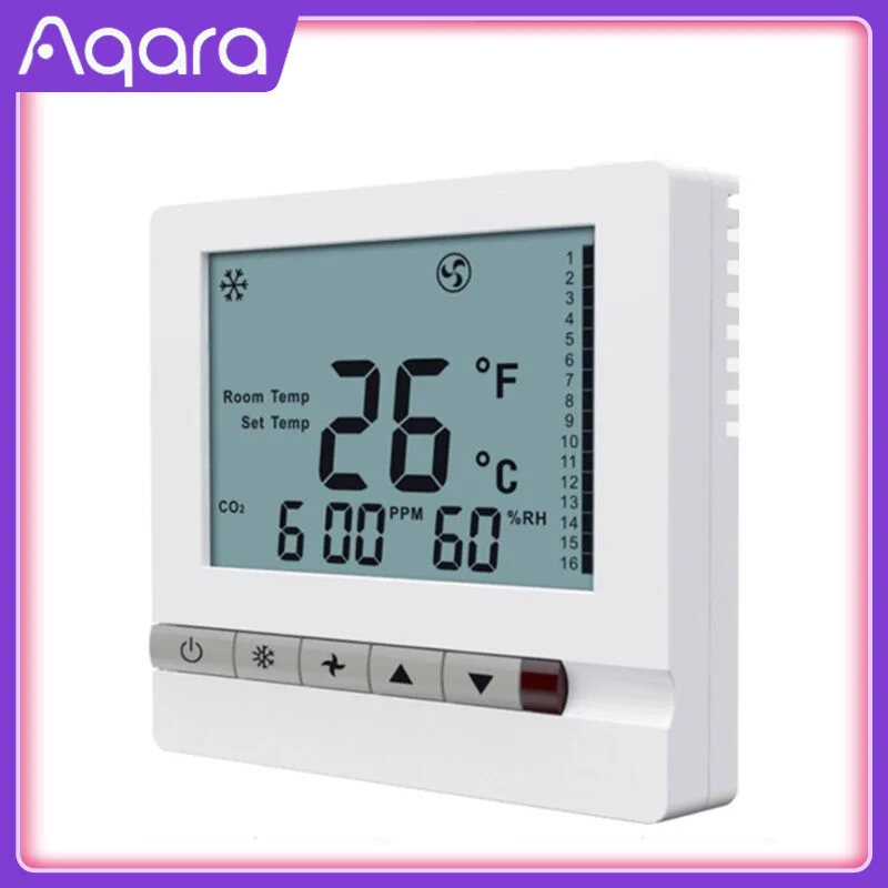

Original smart home Mijia Aqara S2 EigenStone Air conditioner thermostat S2 (Air duct machine)Work For Mijia mi home APP