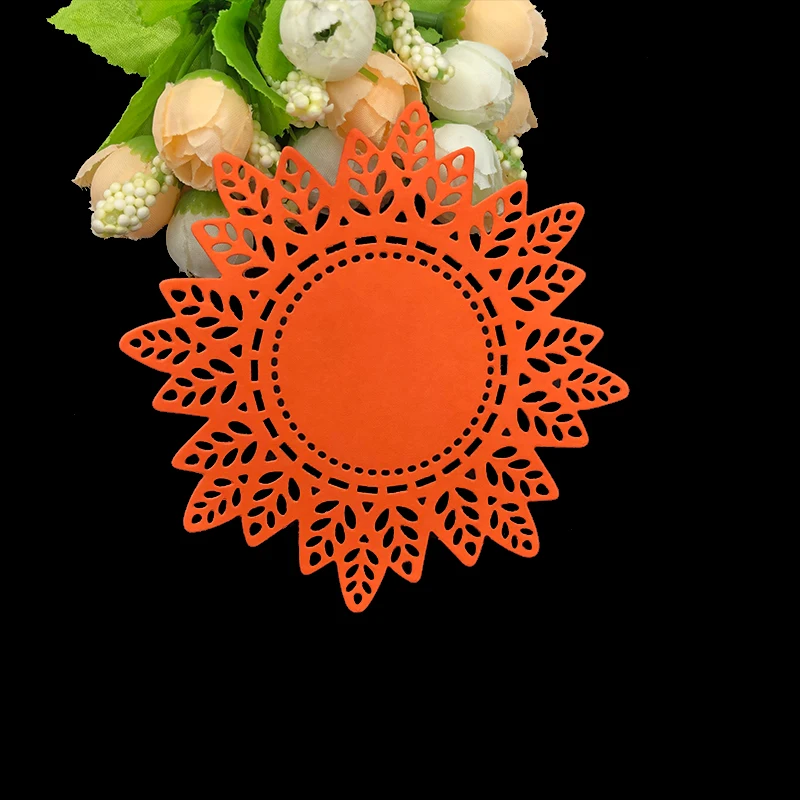 Julyarts покрашенные кружева цветок для скрапбукинга Плашки для резки металла и тиснение Шаблоны для ремесленничество