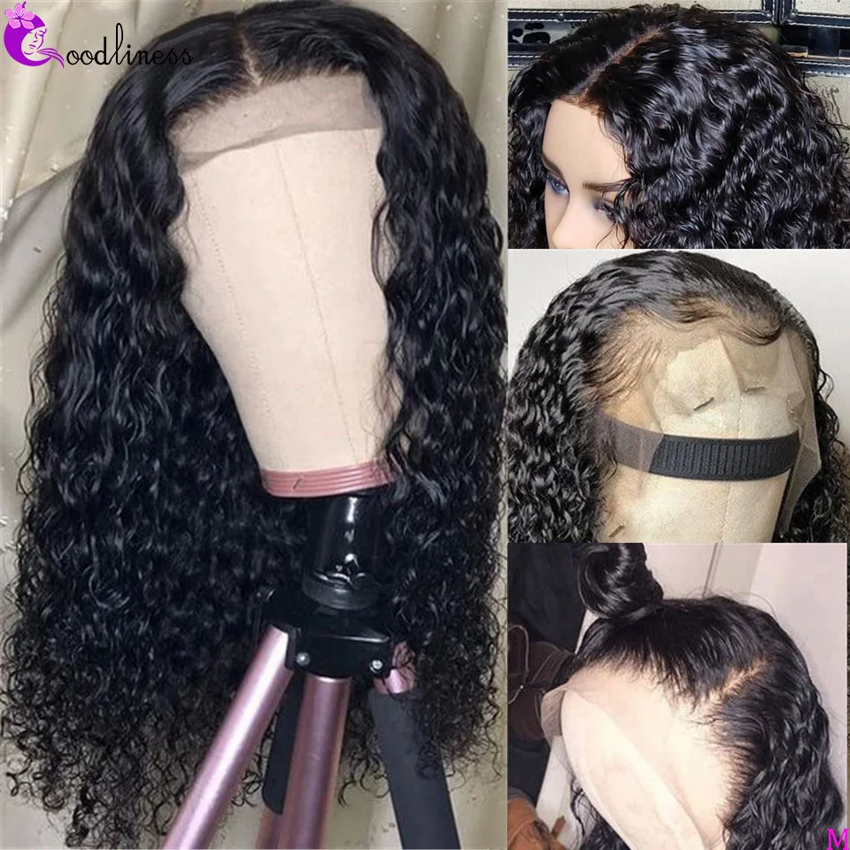 Agua onda de encaje peluca Frontal pelucas de cabello humano brasileño 28 30 de 32 pulgadas de agua onda de encaje peluca con malla Frontal 13x4 transparente peluca Frontal de encaje