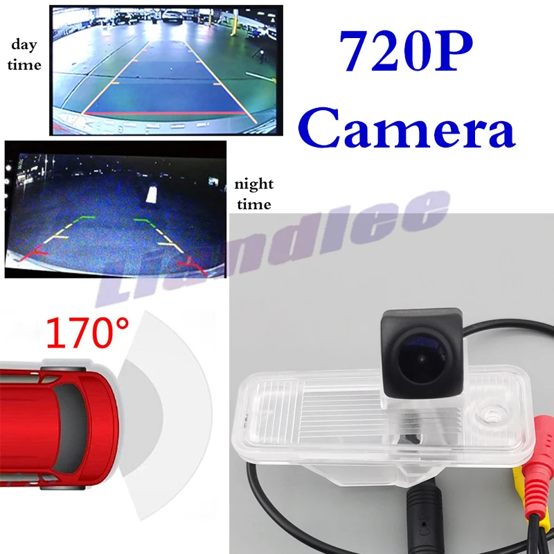 

Автомобильная камера заднего вида с большим ПЗС ночным видением, резервная камера заднего вида 720 RCA, водонепроницаемая камера для Hyundai Maxcruz 2013 ~ 2015