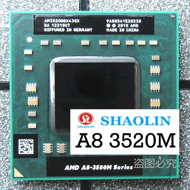 AMD A8-Series A8-3520M A8 3520M GHz Quad-Core Quad-Thread CPU