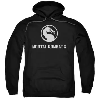 

Mortal Kombat X DRAGON LOGO Licensed Adult Sweatshirt Hoodie
