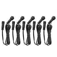 Thrisdar 5PCS 1M Extension Cord Extension Cable For Underground Floor Light IP67 Male and Female Connectors for Decking Light 1