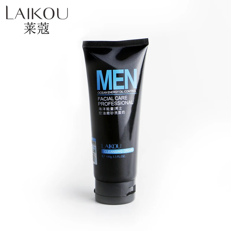 

Brand Korean LAIKOU Men Facial Cleanser Face Washing Moisturizing Man Skin Care Oil Control Blackhead Remove Cosmetics Norish