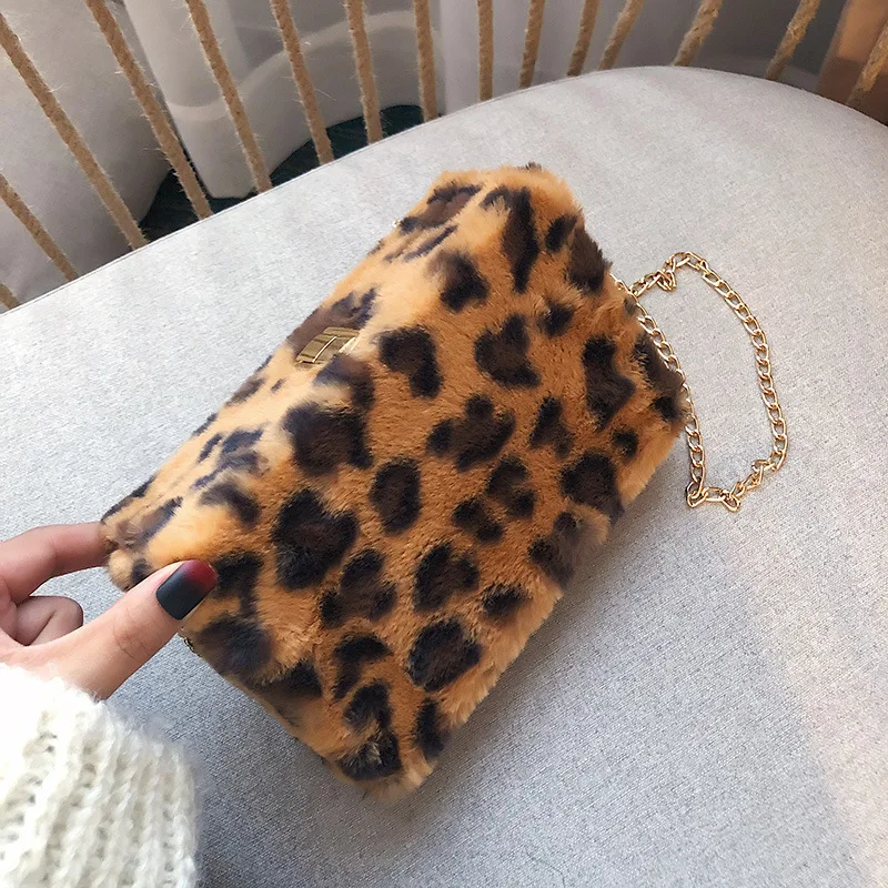 

2020 Autumn And Winter New Style Korean-style Plush Chain Shoulder Bag chao yang Gas Versatile Shoulder Bag Mini Mobile Phone Ba