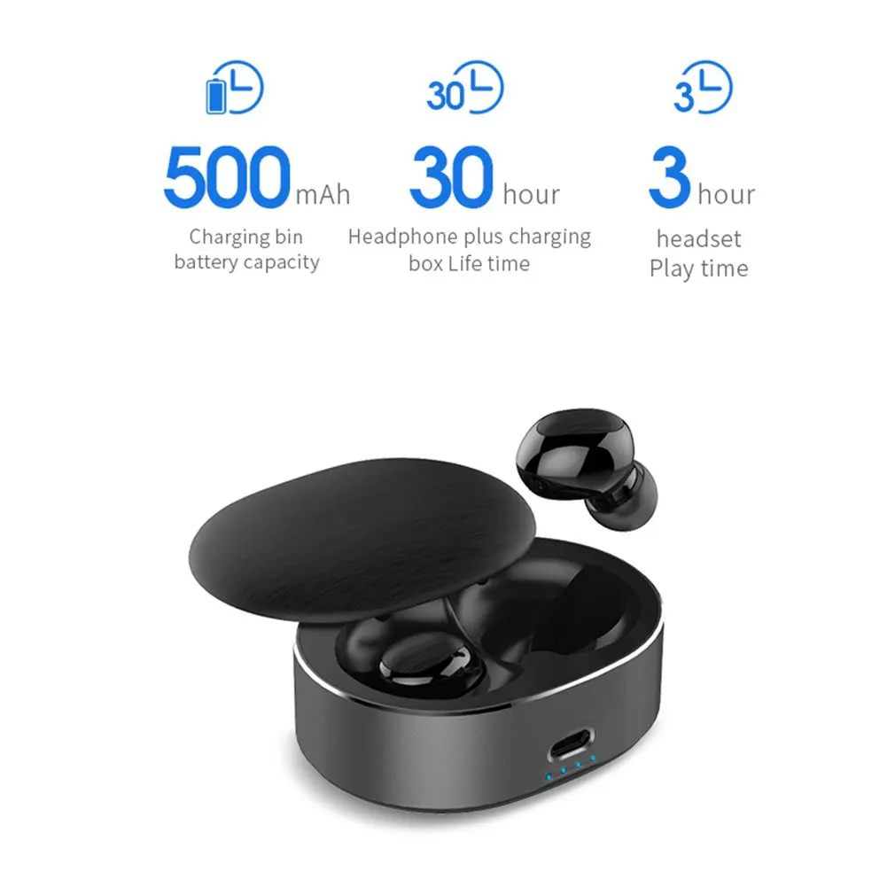 Мини беспроводные Bluetooth наушники стерео наушники беспроводные наушники с зарядной коробкой для xiaomi для huawei для iphone для samsung