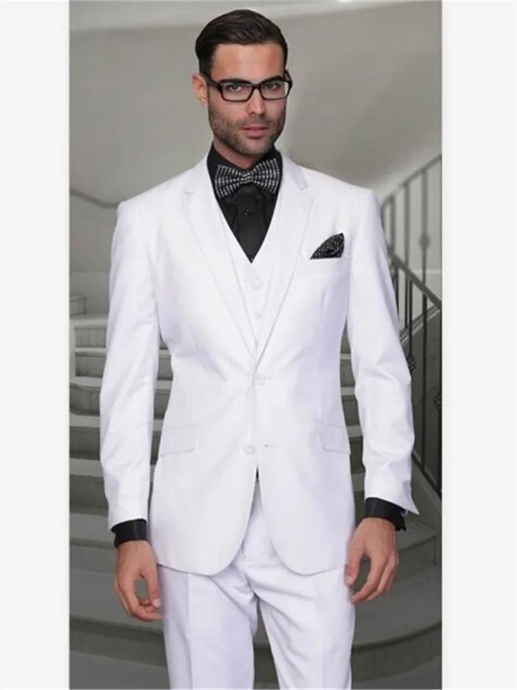 Классический мужской костюм смокинг Noivo Terno приталенный Easculino вечерний костюм для мужчин белый смокинг жениха лучший бизнес выпускной
