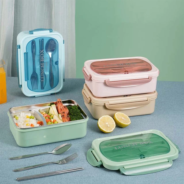 Stainless Steel Thermal Lunch Box Cute Kawaii Bento Lunchbox for Kids  Microwave Tableware Portable Leak Proof Food Containers - AliExpress