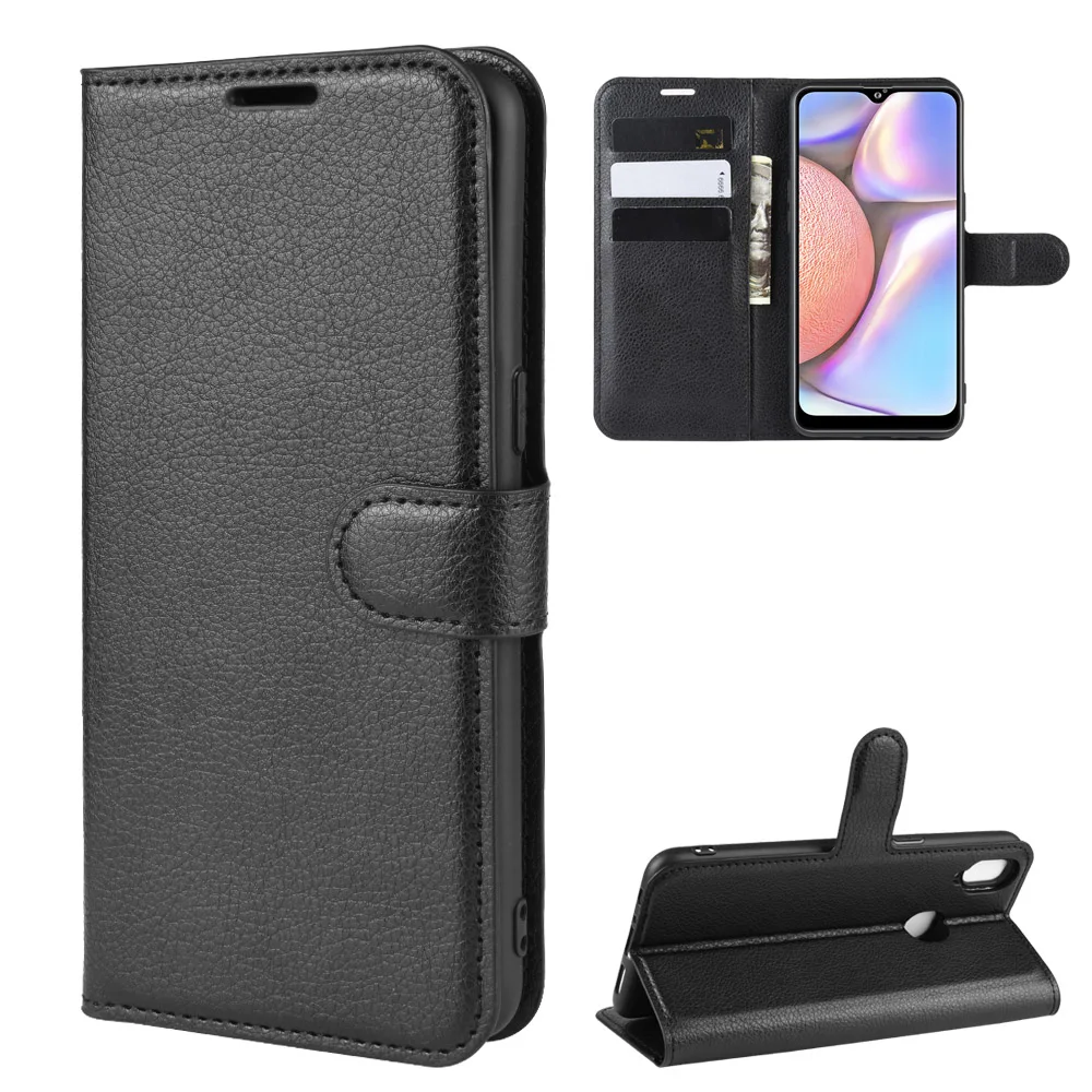 Для samsung Galaxy A10s чехол Кожаный чехол-портмоне держатель для телефона Coque черный чехол для книги samsung A10 S A107 A107F сумки