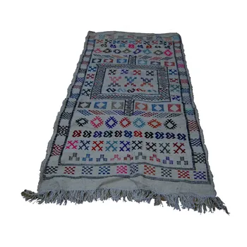 

Carpet Kilim Berber Moroccan Ethnic African Original Wool TN 2207190902