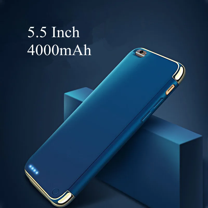 Ультратонкий чехол для iPhone 6 Plus 7 8 4000 мАч|Чехлы с аккумулятором| |