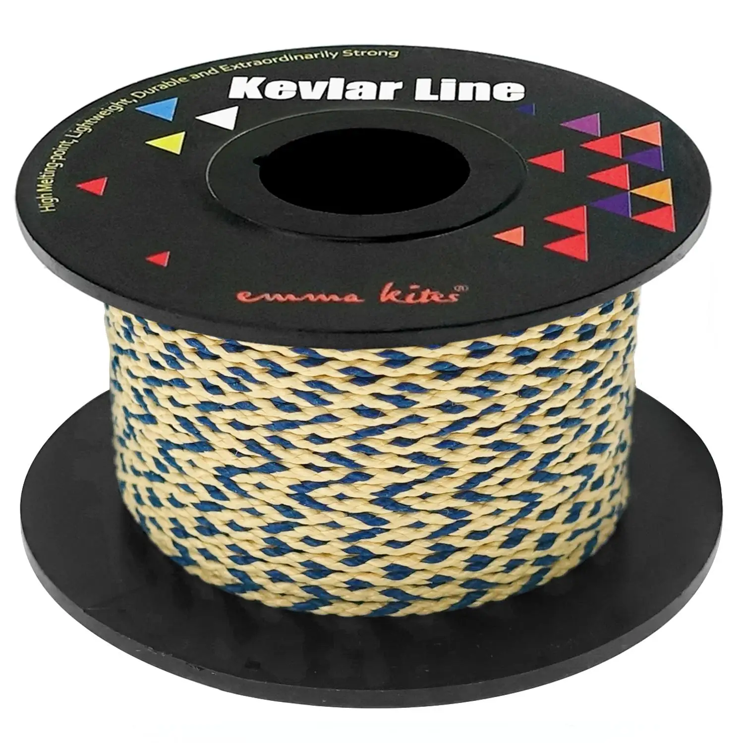 100ft 150lb Spool Yellow and Blue line for Fishing Kevlar Kite Line String Stunt Flying Outdoor Utility Cord Paracord | Спорт и