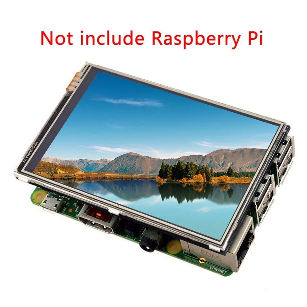 Для Raspberry Pi 4 модели B/3B+/3B/2B/B+ 3,5 дюйма ЖК-дисплей сенсорный дисплей+ стилус для сенсорного экрана Замена аксессуары