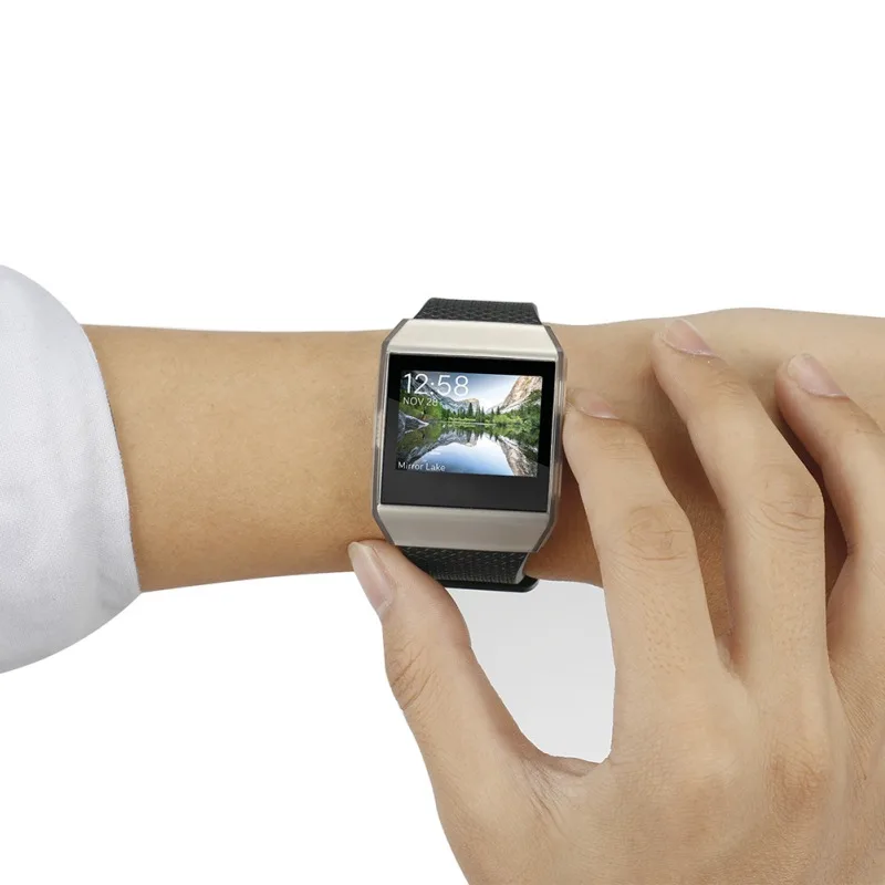 40 мм чехол для часов для Fitbit Ionic Smart Watch пылезащитный устойчивый к царапинам Tansparent водонепроницаемый ТПУ Защитный корпус