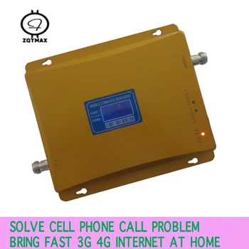 

ZQTMAX CDMA 850MHZ DCS LTE 4G Signal booster 850 1800 3G 4G Signal amplifier voice and internet network dual band repeater