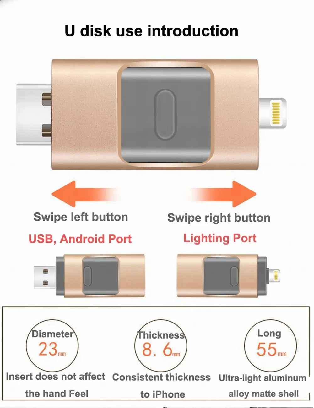 IOS13 мобильный телефон U диск 64 ГБ для iPhone 11 X XR XS 8 7 128 ГБ USB3.0 флеш-накопитель с разъемом Lightning к порту USB адаптер 3 в 1 OTG USB флэш-диск