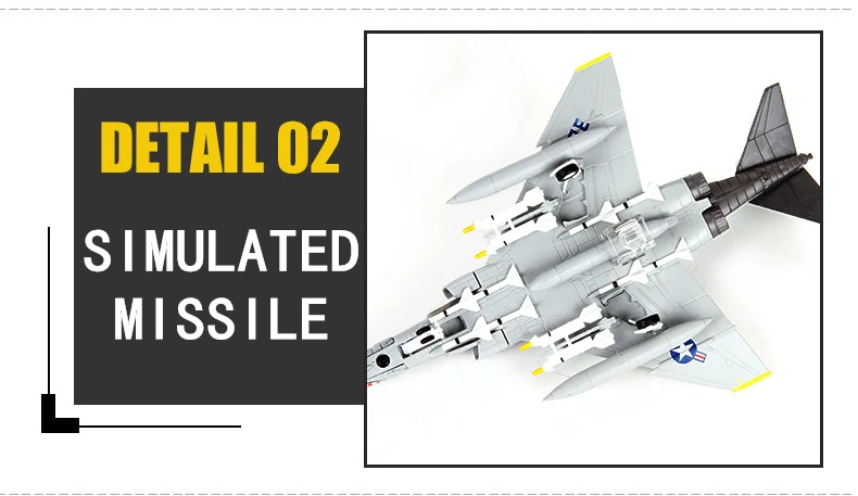 Terebo 1:100 Американский F-4C призрак F4 сплав Истребитель модель авиасимулятор украшения Игрушка коллекция подарок