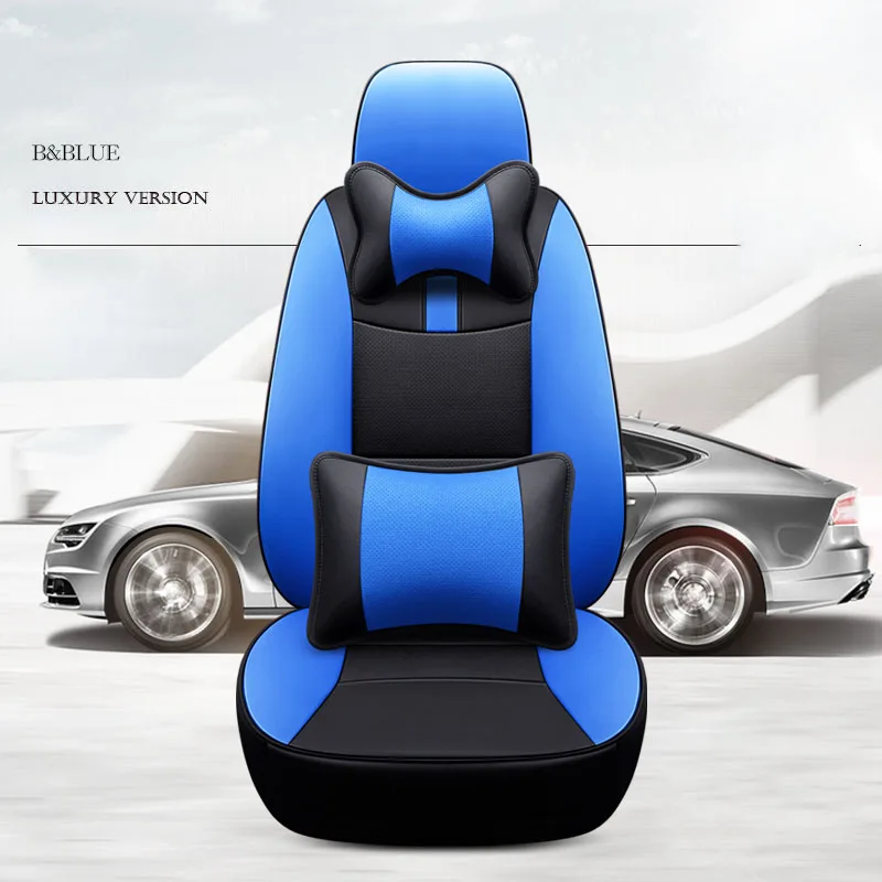 

custom cowhide car seat cover 7 seats leather for auto Hyundai Veracruz New Santa Fe Grand Santa fe car accessories car styling